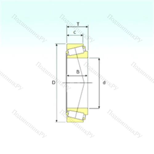 Подшипник роликовый радиально-упорный L 432348/310 от производителя  ISB Подшипник роликовый радиально-упорный L 432348/310 от производителя  ISB