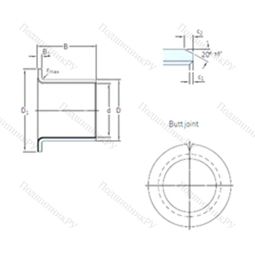 Подшипник скольжения PCMF 081007.5 E