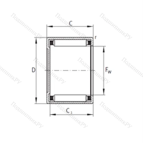 Подшипник игольчатый радиальный BCE 2416