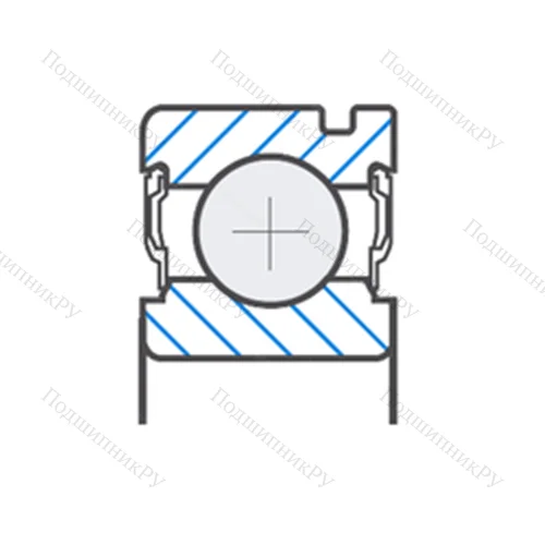 Подшипник шариковый радиальный BB 1B 445924DA от производителя  SKF