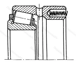 Модификация подшипника 2-17920Л размер 98,425x152,4x83,9
