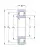 Роликовый цилиндрический подшипник NJ 210 ECP/C 3 от производителя  SKF