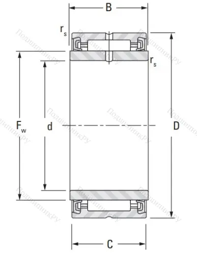 Игольчатый подшипник NA 4901 2RS в Курске