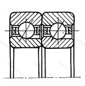 Модификация подшипника 5-446307ЕШ2 размер 35x80x42