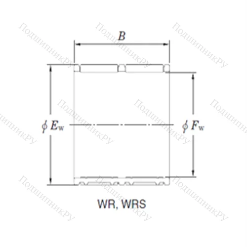 Подшипник игольчатый радиальный WRSU 455041A