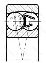 Модификация подшипника 204Е5 размер 20x47x14 ГОСТ 520-89