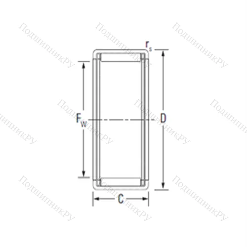Подшипник игольчатый радиальный F-224662 от производителя  INA