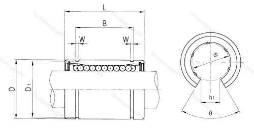 Подшипник LM 12 UU OP в Курске