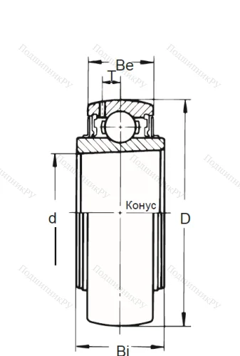 Корпусный подшипник UK 206 в Курске