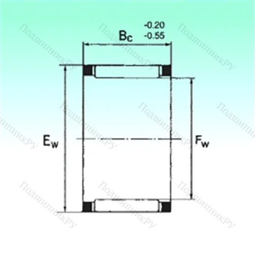 Подшипник игольчатый радиальный KZK 23x30x16