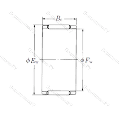 Подшипник игольчатый радиальный WJC-081010 от производителя  NSK