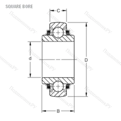 Подшипник шариковый радиальный W 209PPB 5