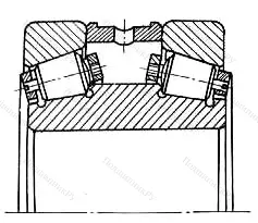 Модификация подшипника 6-847834ХМ размер 170x320x154