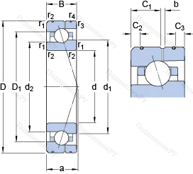 Подшипник 7013 ACE/HCP 4AL