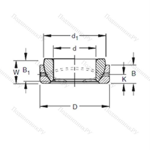 Подшипник скольжения сферический 8SBT 14 от производителя  TIMKEN