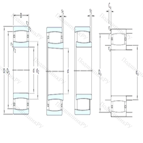 Подшипник роликовый тороидальный C 3034K от производителя  SKF Подшипник роликовый тороидальный C 3034K от производителя  SKF
