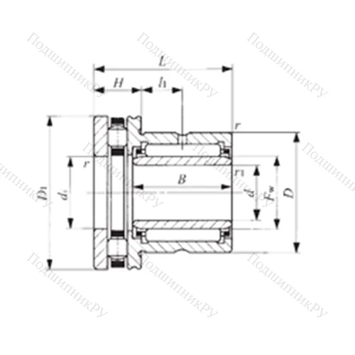 Подшипник комбинированный NBXI 2530