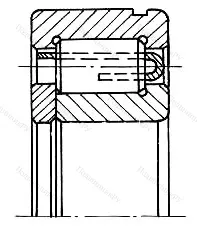 Подшипник NUP 315ECNR размер 75x160x37 от производителя  SKF