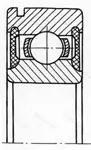 Подшипник 6210 2RSN размер 50x90x20 от производителя  SKF