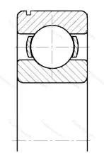 Модификация подшипника 50307 размер 35x80x21 ГПЗ-34