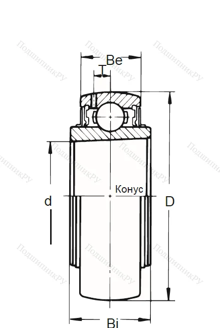 Корпусный подшипник UK 316 в Курске