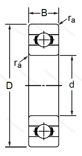 Дюймовый шариковый подшипник RLS 11 (LJ 1.3/8) в Курске