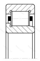 Модификация подшипника 2132М размер 160x240x38 ГОСТ 520-89 от производителя  ГПЗ-3