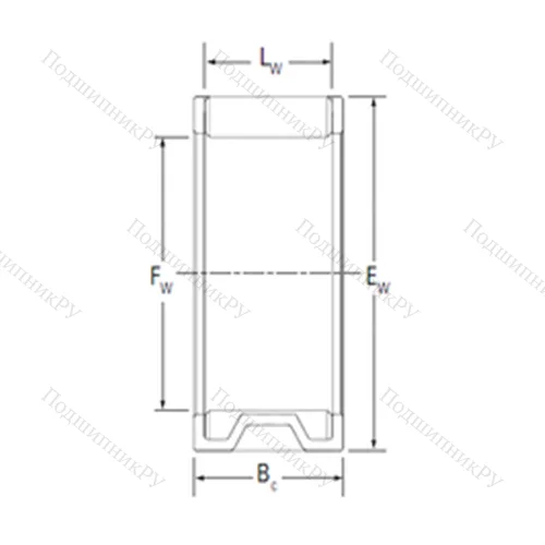 Подшипник игольчатый радиальный 12VS 1610P-1
