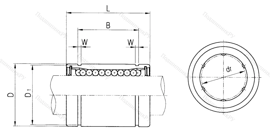 Подшипник LM 25 UU в Курске