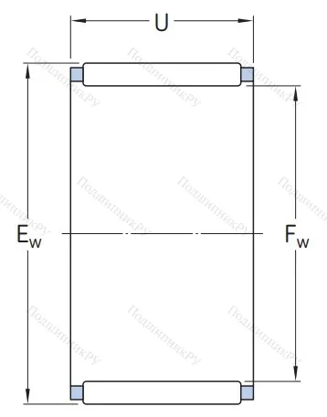 Подшипник K 8x11x10 TN в Курске