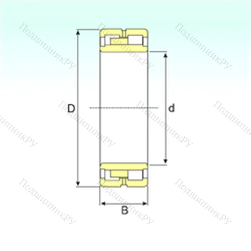 Подшипник роликовый радиальный NN 49/1000 W 33X от производителя  ISB