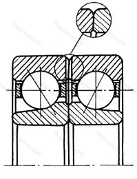 Подшипник  336207 размер 35x72x34