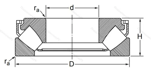 Упорный роликовый подшипник 29424 M (9039424 Л ГОСТ) в Курске