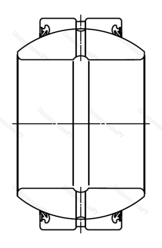 Шарнирный подшипник GE 40 ES 2RS в Курске