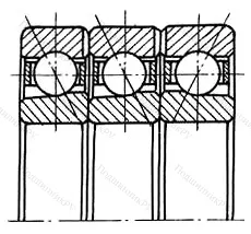 Подшипник  656412 размер 60x150x105