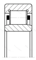 Подшипник  32260 (NU 260) размер 300x540x85