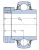 Корпусный подшипник YEL 209-112-2F в Курске