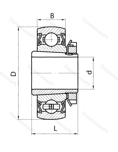 Шариковый однорядный подшипник 680210 A 2H 7C 17 в Курске