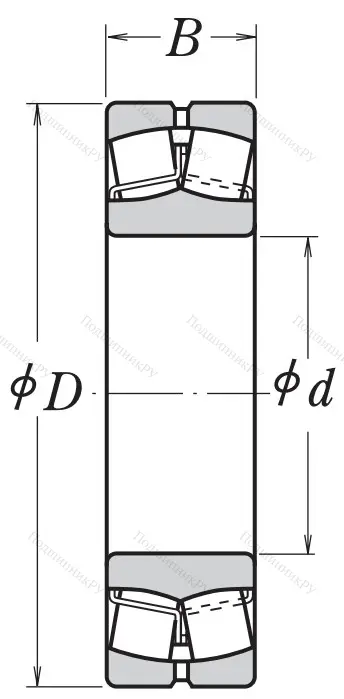 Сферический роликовый подшипник 23026 CDE 4S 11