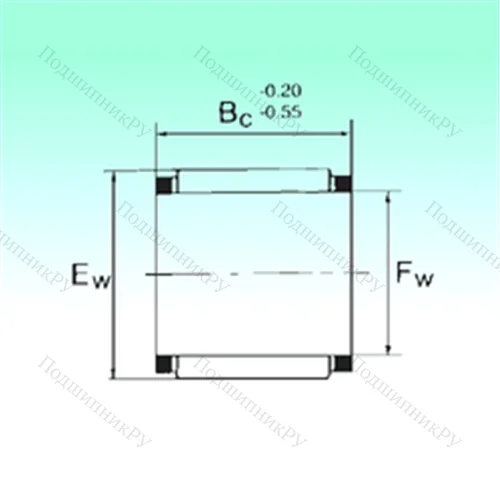 Подшипник игольчатый радиальный KBK 18x23x23 от производителя  NBS Подшипник игольчатый радиальный KBK 18x23x23 от производителя  NBS