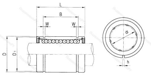 Подшипник LM 25 UU AJ в Курске