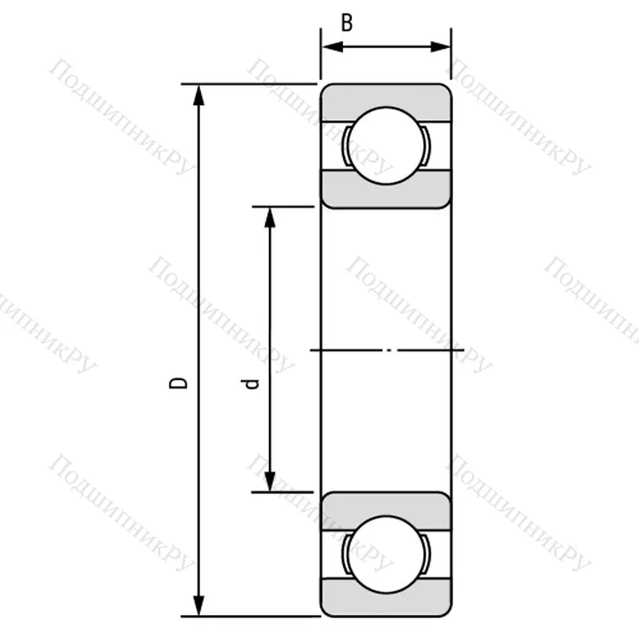 Подшипник  635 (35) размер 5x19x6