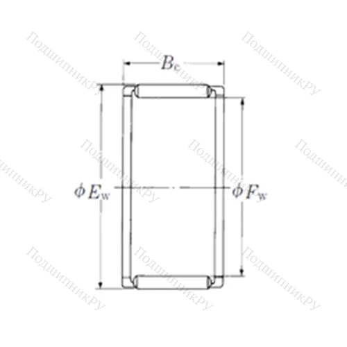 Подшипник игольчатый радиальный FWJ-384427