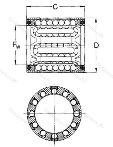 Подшипник LBBR 50-2LS в Курске