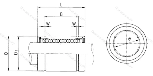 Подшипник LM 40 UU в Курске