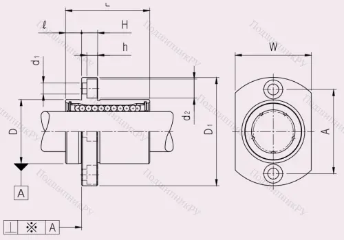 Подшипник LMH 13 UU в Курске