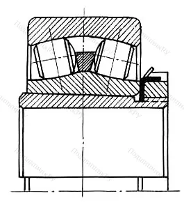 Подшипник  353618 (22320K+H 2320) размер 90x215x73/97 от производителя  ГПЗ-11