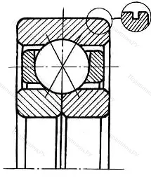 Модификация подшипника 1000948 размер 240x320x38 ГОСТ 520-89 от производителя  ГПЗ-11 Модификация подшипника 1000948 размер 240x320x38 ГОСТ 520-89 от производителя  ГПЗ-11