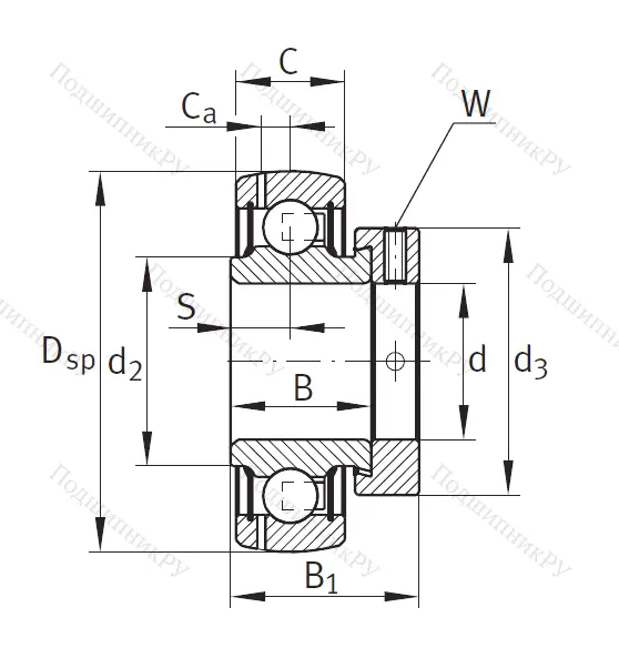 Корпусный подшипник GRAE 30 XL NPP B в Курске