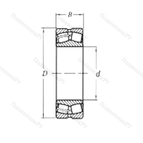 Подшипник роликовый радиальный самоцентрирующийся 22244MW 33 от производителя  CRAFT Подшипник роликовый радиальный самоцентрирующийся 22244MW 33 от производителя  CRAFT